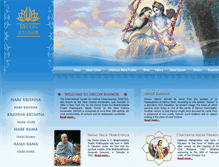 Tablet Screenshot of iskconkannur.com